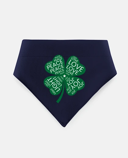 Mascotas connexion trèfle, bandana pour animaux de compagnie