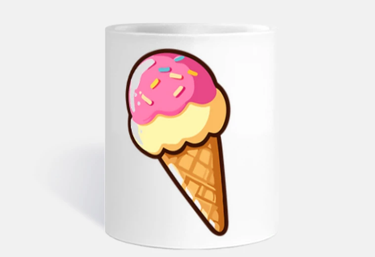 Tazza cono gelato - gelato