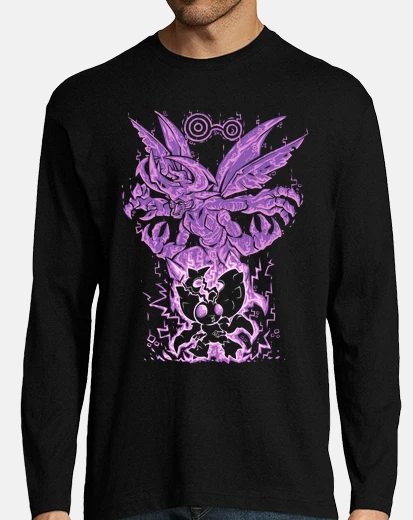 Camiseta conocimiento digital dentro - manga larga para hombre