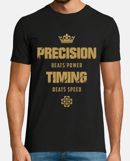 Camiseta Conor McGregor: Precision beats power