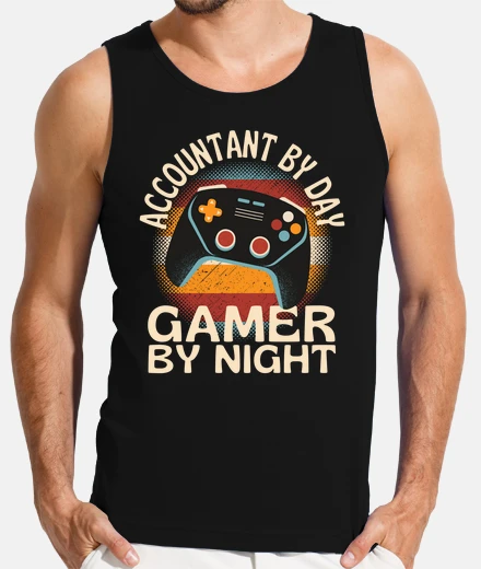 Camiseta contador de día jugador de noche