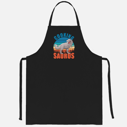 cooking saurus funny t rex dinos gift