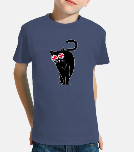 Children's Cool British Cat wearing Shades