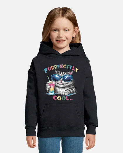 Kids cool cat aperitif pun funny humor