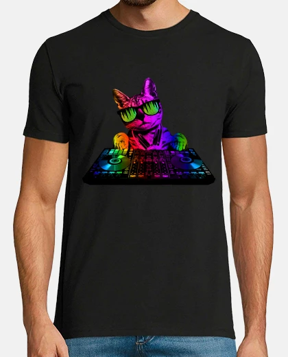 Tee-shirt cool cat dj