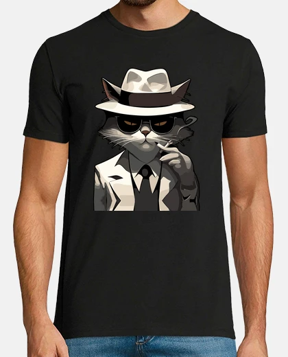 T-shirt Cool Cat Noir Suave and Mysterious Feline
