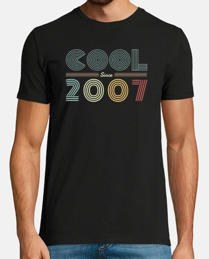 T-shirt cool dal 2007 vintage 14 ° compleanno