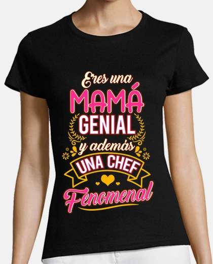 T-shirt cool mummy phenomenal chef cook mother&#39;s day gift