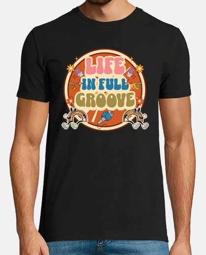 T-shirt Cool Retro Vintage Aesthetic Record Art