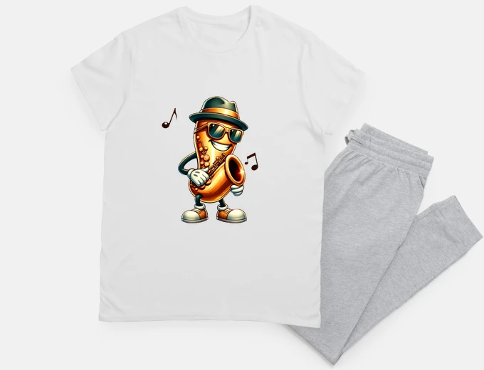 Pyjama cool saxophone