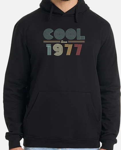 Hoodie Cool Since 1977 Vintage 44th Birthday