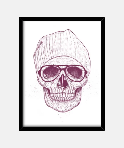 Framed cool skull