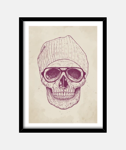 Framed cool skull frame
