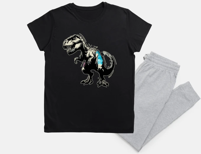 Pyjama Cool Tyrannosaurus rex graffiti
