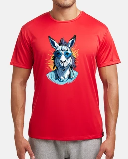Cool Blue Donkey in Sunglasses