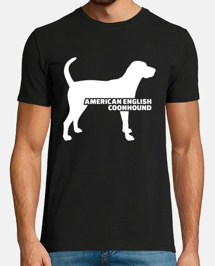 T-shirt coonhound inglese americano