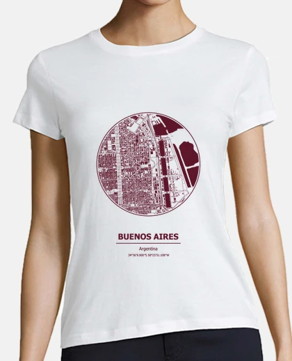 Playera coordenadas del mapa de la ciudad de bu