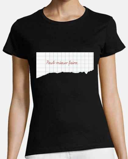 Tee-shirt Copie école - lycée collège prof humour