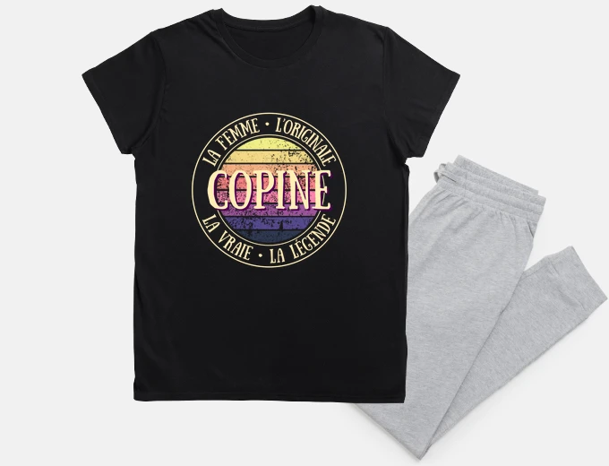 Pyjama copine femme humour amie cadeau