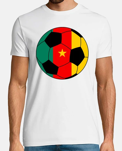 T-shirt Coppa del mondo di calcio in Camerun