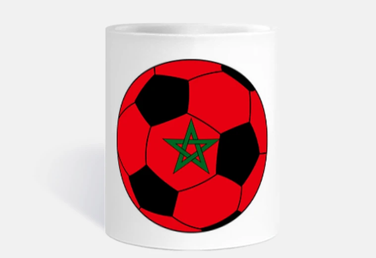 Tazza Coppa del mondo di calcio marocco
