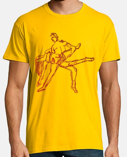 T-shirt coppia di danza contemporanea 1