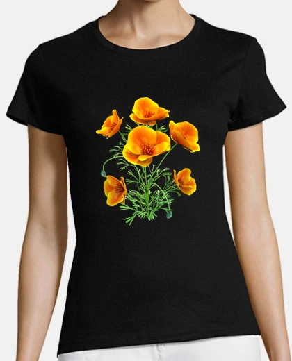 Tee-shirt coquelicots de californie