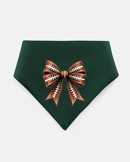 Mascotas Coquette Bow Football pet bandana