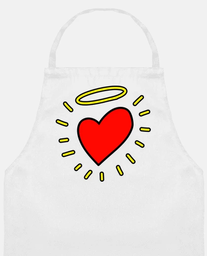 Corazón Aro, Delantal regalos para mi novio