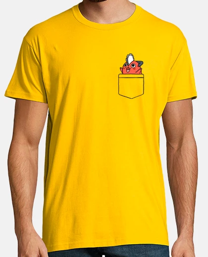Camiseta corazón de bolsillo