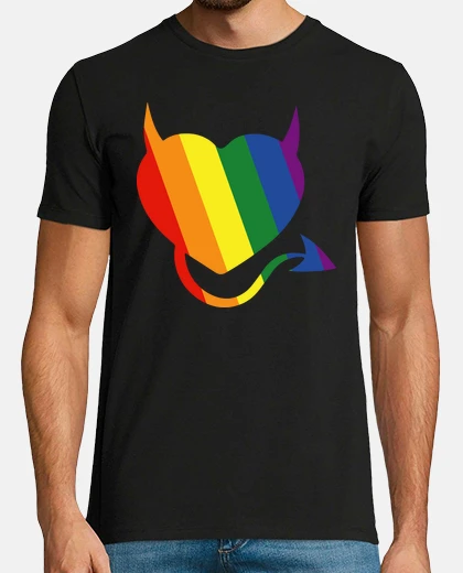 Camiseta Corazon diablo lgbt pride