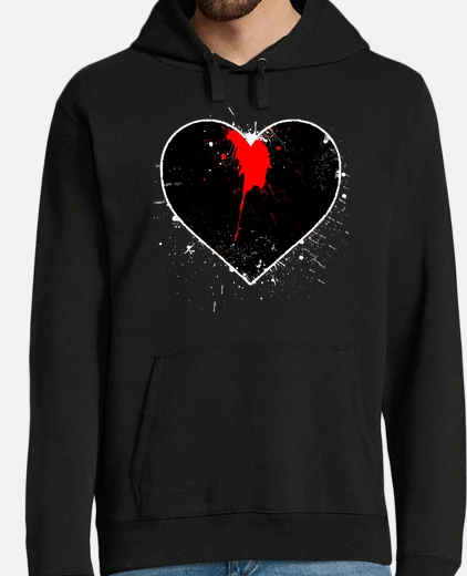 Sudadera corazón sangrante amor juego