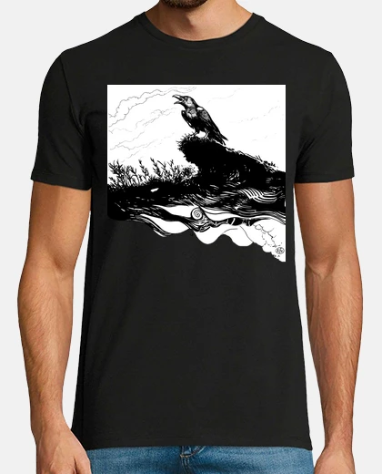 Tee-shirt corbeau 1
