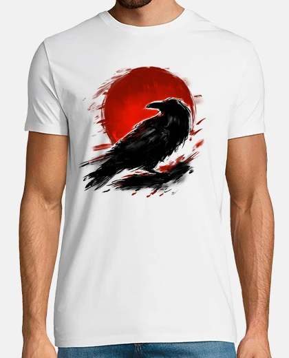 Tee-shirt corbeau sous le soleil