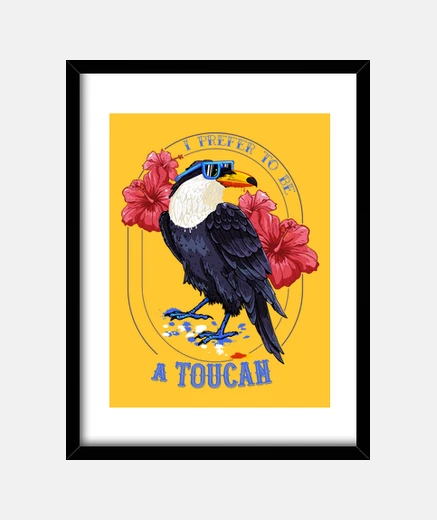 Cadre Corbeau toucan