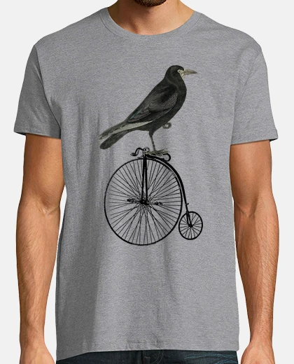 Tee-shirt corbeau vélo