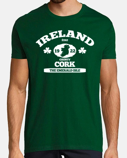 Camiseta corcho irlanda diseño clásico