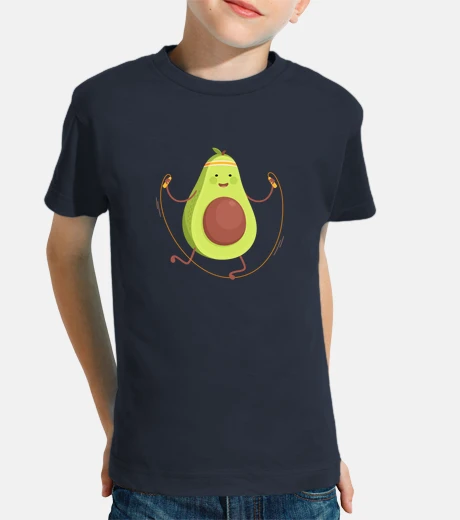 Abbigliamento corda per saltare con avocado