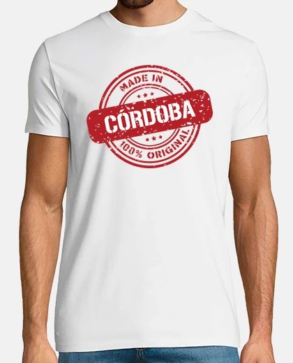 Camiseta Córdoba hecho en ciudad rojo 000003