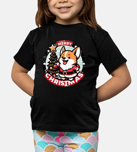 Abbigliamento corgi natalizio retrò