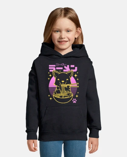 Abbigliamento corgi ramen sun al neon