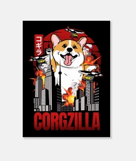 corgzilla - rey de los corgis