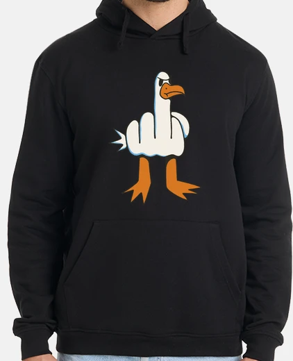 Sudadera cormorán gaviota de cabeza negra rebelde rebelde anar