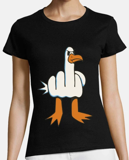 Tee-shirt cormoran mouette rieuse rebelle rebel anar 