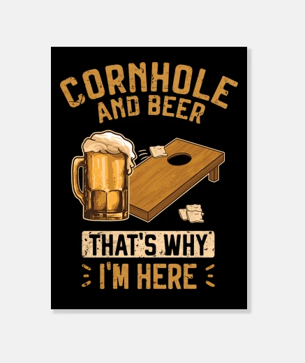 Wall cornhole and beer sack toss