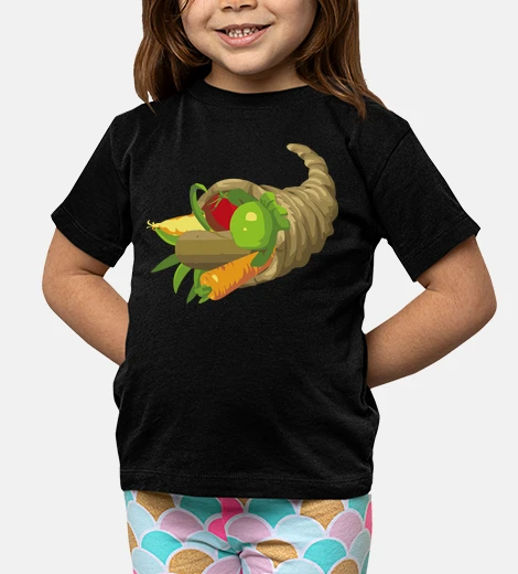 Kids cornucopia symbol abundance
