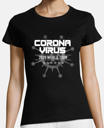 Camiseta Corona Virus World tour