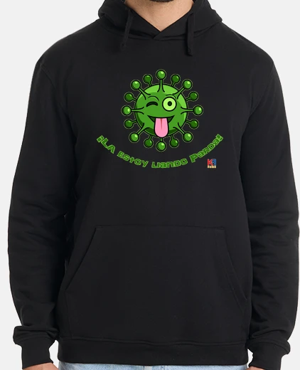 Sudadera CORONAVIRUS LIARLA PARDA