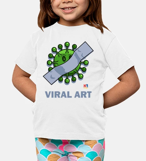 Abbigliamento coronavirus virale art