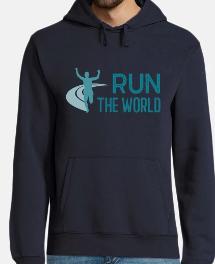 Sudadera corre el corredor de maratón mundial